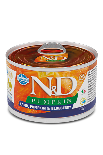 Farmina N&D Pumpkin Lamb, Pumpkin & Blueberry Adult Mini Wet Dog Food