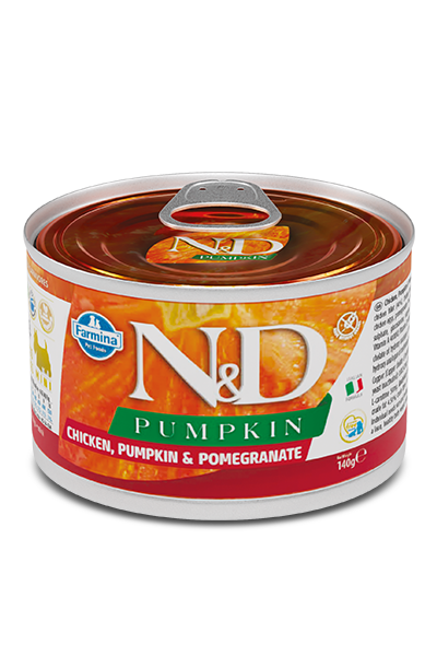 Farmina N&D Chicken, Pumpkin & Pomegranate Adult Mini Wet Dog Food