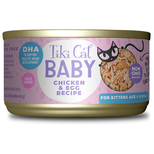 Tiki Cat® Baby Whole Foods with Chicken & Egg Recipe