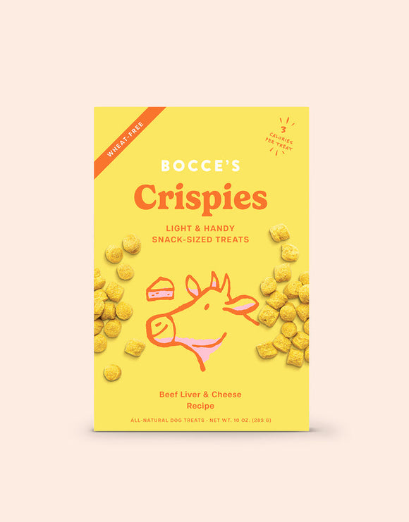 Bocce's Bakery Beef Liver + Cheese Crispies (10 oz)