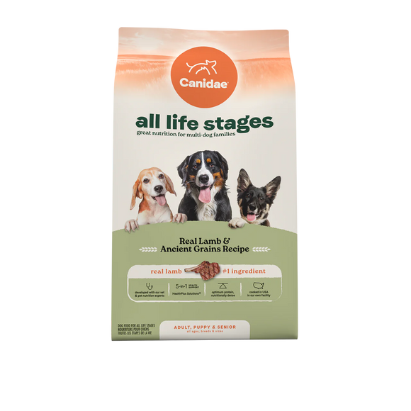 Canidae All Life Stages Dry Dog Food Real Lamb & Ancient Grains Recipe (5 LB)