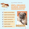 Coco Therapy Coco-Milk Bones Ginger Snaps Biscuit - Organic Coconut Treat for Dogs