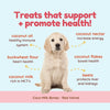 Coco Therapy Coco-Milk Bones Red Velvet Biscuit - Organic Coconut Treat for dogs