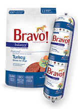 Bravo Balance® raw diet Turkey Dinner for dogs