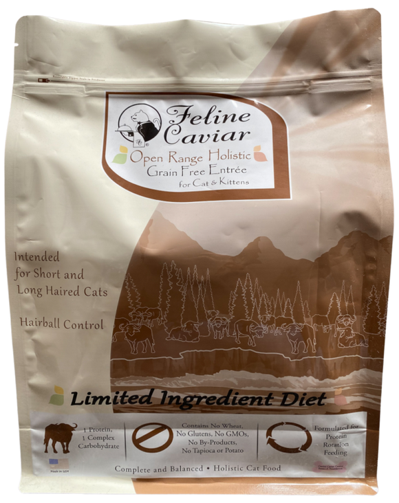 Feline Caviar Open Range Buffalo Grain Free Cat Entrée (4.4 lb)