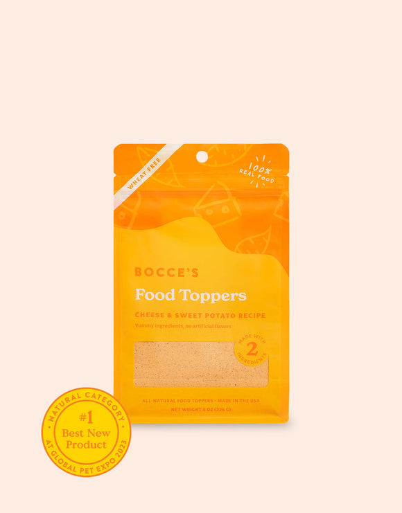 Bocce's Bakery Cheese & Sweet Potato Food Topper