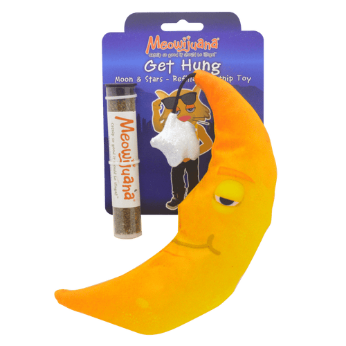 Meowijuana Get Hung! Refillable Moon & Stars Cat Toy