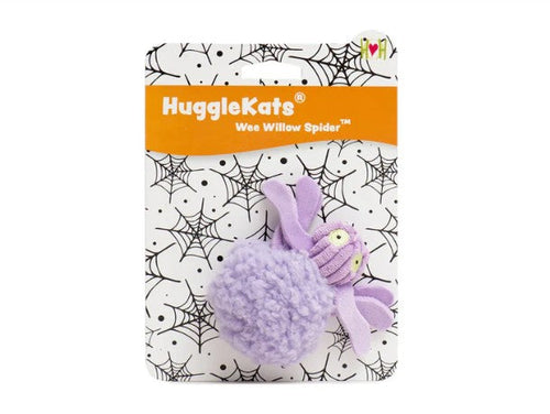 HuggleHounds Wee Willow Spider Cat Toy