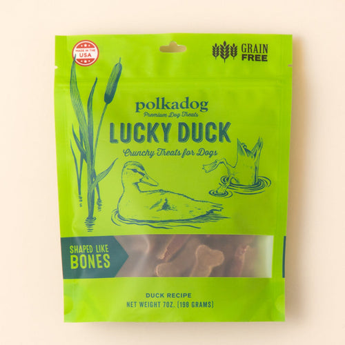 Polkadog Lucky Duck Bones Crunchy Dog Treats