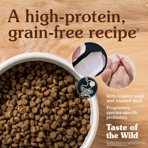 Taste Of The Wild Lowland Creek Feline Recipe with Roasted Quail & Roasted Duck