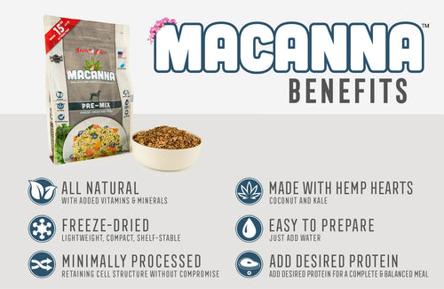 Grandma Lucy's Macanna Grain-Free Pre-Mix Freeze-Dried Dog Food