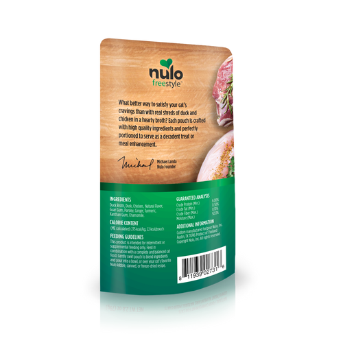 Nulo Freestyle Cat Chunky Duck & Chicken Broth
