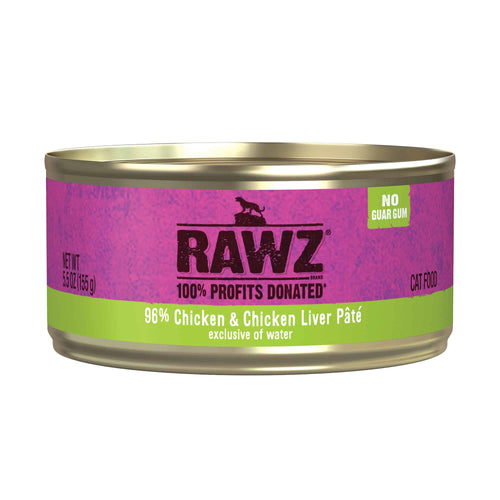 Rawz 96% Chicken Liver Cat Food