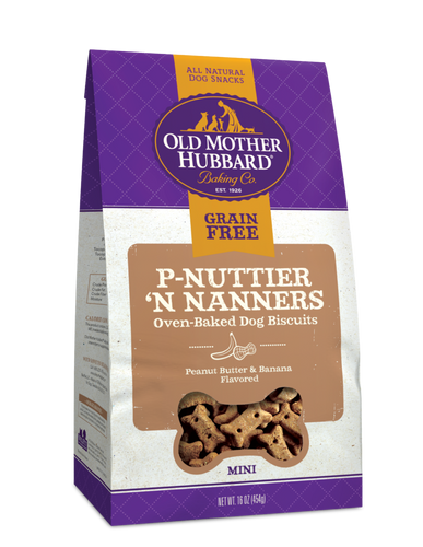 Old Mother Hubbard P-Nuttier 'N Nanners Mini Biscuits Dog Treats