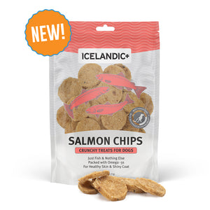 Icelandic+ Salmon Fish Chips Dog Treats