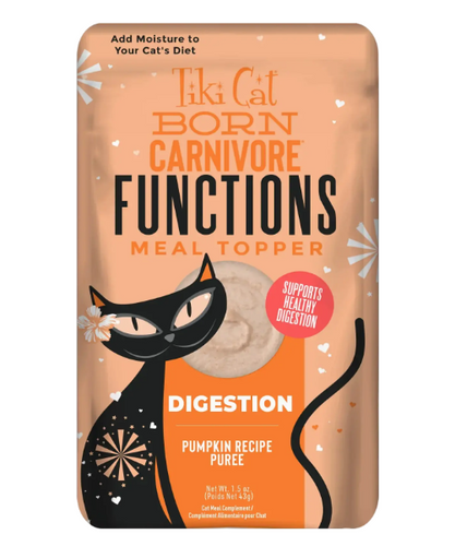 Tiki Cat Born Carnivore Functional Topper Digestion Wet Recipe for Cats