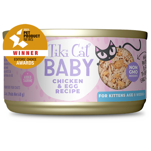 Tiki Cat® Baby Whole Foods with Chicken & Egg Recipe