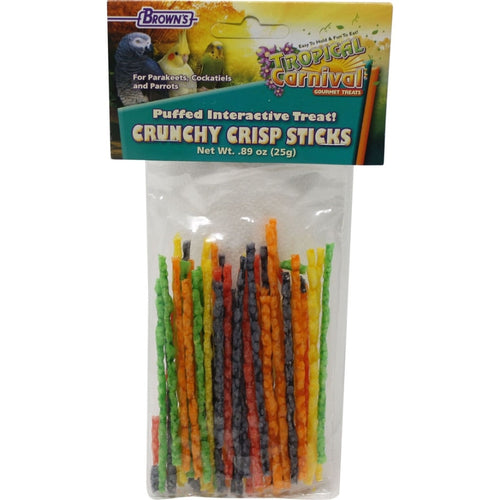 TROPICAL CARNIVAL CRUNCHY CRISP STICKS BIRD TREAT