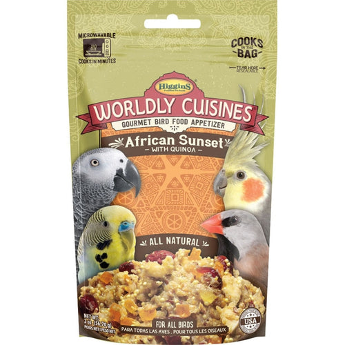 HIGGINS WORLDLY CUISINES BIRD FOOD APPETIZER (2 OZ SPICE MARKET)