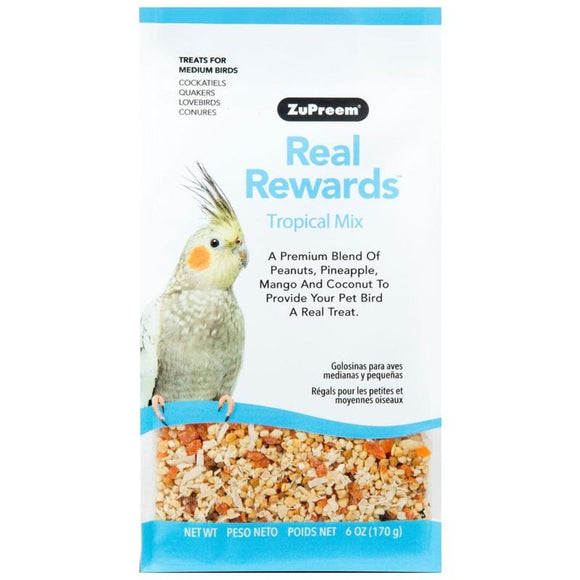 REAL REWARDS TROPICAL MIX MEDIUM BIRD TREATS