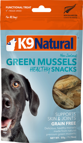 K9 Natural Healthy Bites Freeze Dried Green Mussels Dog Treats