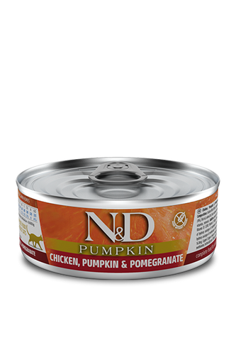 Farmina N&D Pumpkin Chicken, Pumpkin & Pomegranate Adult Canned Cat Food