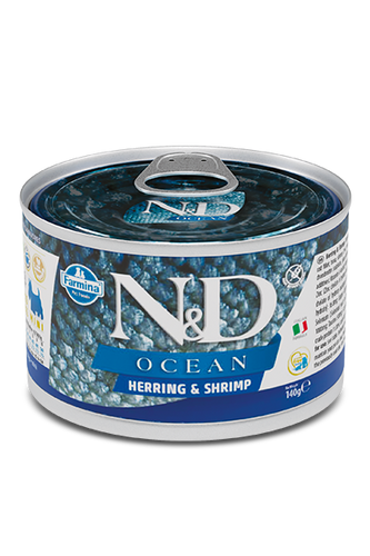 Farmina N&D Ocean Herring & Shrimp Recipe Adult Mini Wet Dog Food