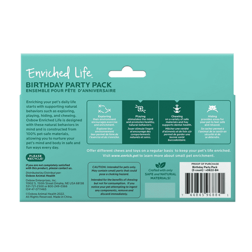 Oxbow Animal Health Enriched Life - Birthday Party Pack (1  Count)