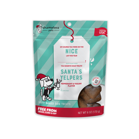 Shameless Pet Santa's Yelpers Soft & Chewy Dog Treats