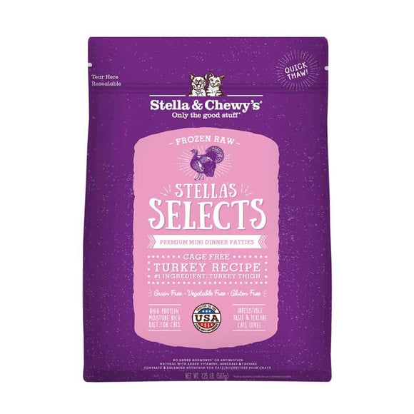 Stella & Chewy's Stella's Selects Cage-Free Turkey Frozen Raw Cat Food