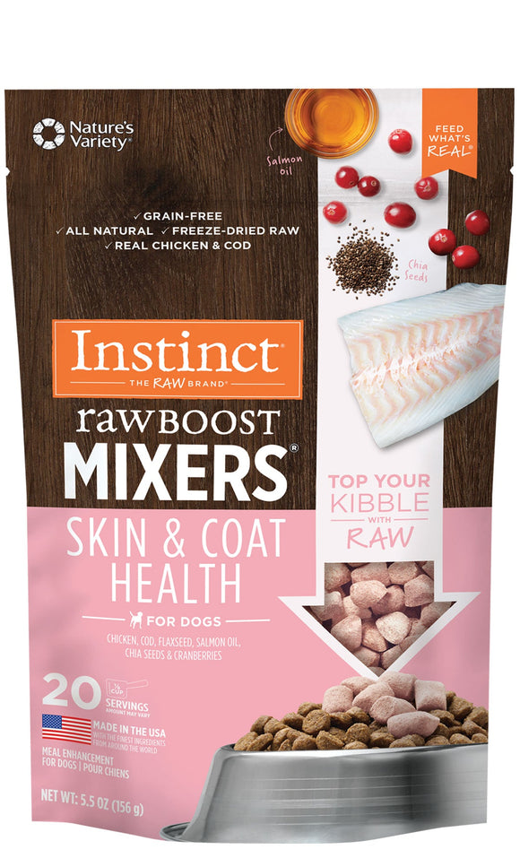Instinct® Raw Boost® Mixers® Skin & Coat Health for Dogs