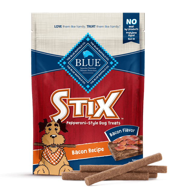 Blue Buffalo BLUE™ Stix Bacon Recipe Natural Soft-Moist Dog Treats (5 oz)